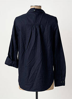 Chemisier coupe cintrée manches longues bleu STREET ONE femme
