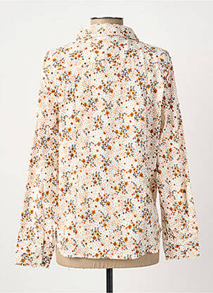 Chemisier imprimé fleurs manches longues beige JULIE GUERLANDE femme