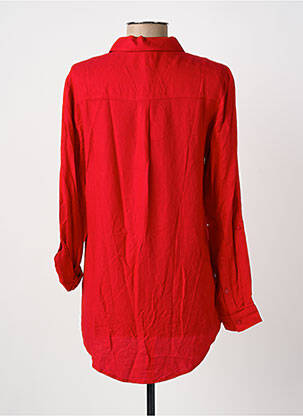 Chemisier coupe cintrée manches longues rouge STREET ONE femme