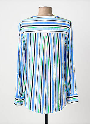 Chemisier coupe cintrée manches longues bleu STREET ONE femme