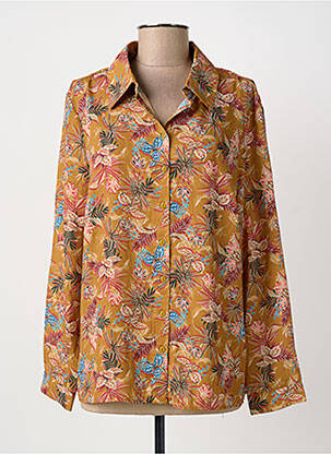 Chemisier jaune CHRISTINE LAURE femme