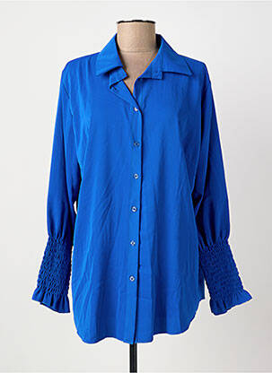 Tunique manches longues bleu COULEURS DU TEMPS femme