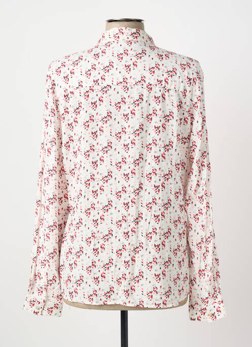 Chemisier coupe cintrée manches longues blanc SAINT JAMES femme