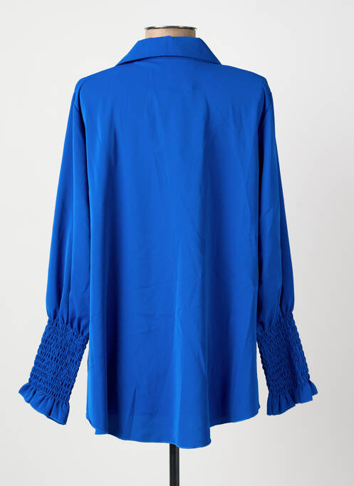 Tunique manches longues bleu COULEURS DU TEMPS femme