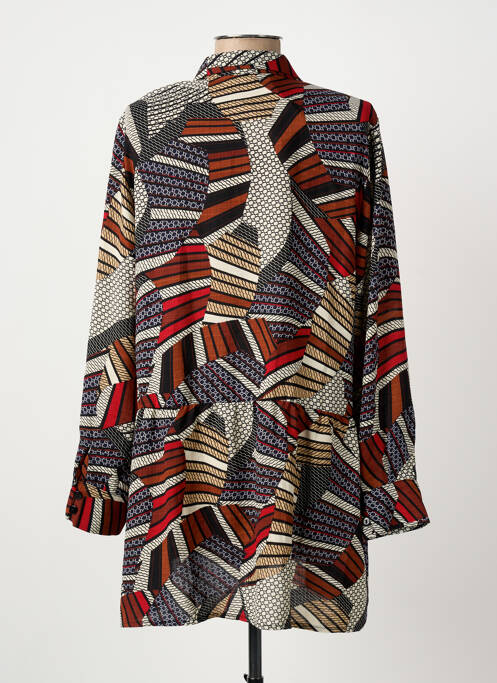 Tunique manches longues orange CHRISTINE LAURE femme