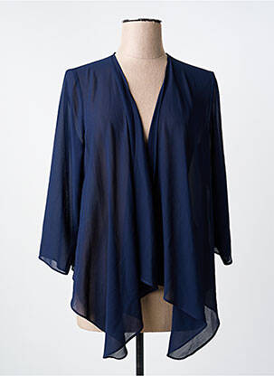 Veste casual coupe droite bleu TINTA femme