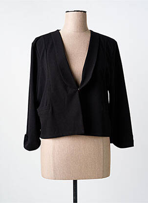 Veste casual coupe cintrée noir JULIE GUERLANDE femme