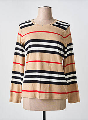 T-shirt manches longues manches longues beige KALISSON femme