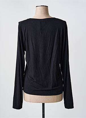 T-shirt manches longues manches longues noir HBT femme