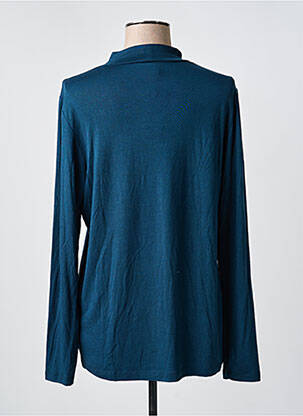 Sous-pull col col montant manches longues bleu STREET ONE femme