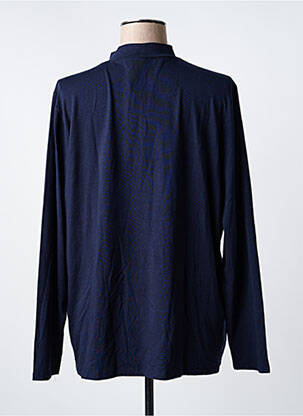 Sous-pull col col montant manches longues bleu CECIL femme