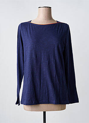 T-shirt manches longues manches longues bleu LA FIANCEE DU MEKONG femme