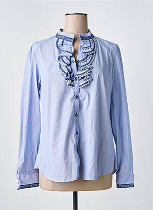 Chemisier bleu BARILOCHE femme