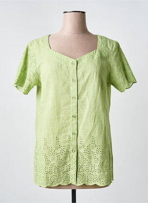 Chemisier vert AGATHE & LOUISE femme
