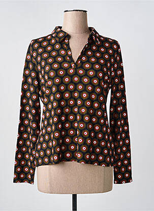 Polo noir SURKANA femme