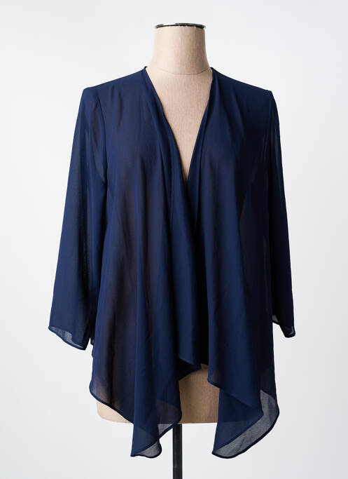 Veste casual coupe droite bleu TINTA femme