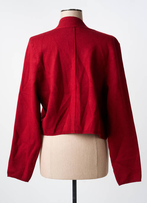 Gilet manches longues coupe cintrée rouge LA FIANCÉE femme