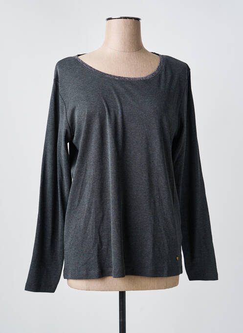 T-shirt manches longues manches longues gris C'EST BEAU LA VIE femme