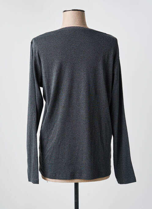 T-shirt manches longues manches longues gris C'EST BEAU LA VIE femme