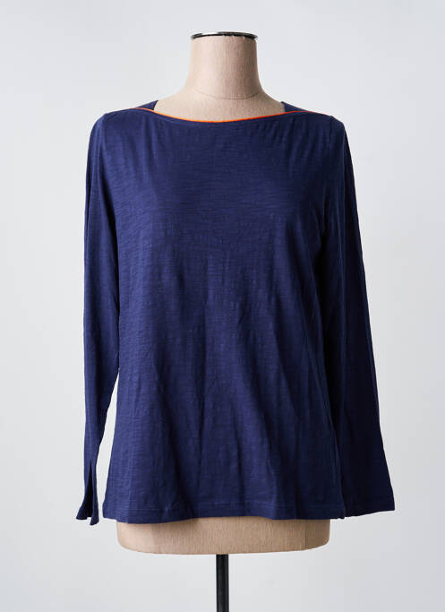 T-shirt manches longues manches longues bleu LA FIANCEE DU MEKONG femme