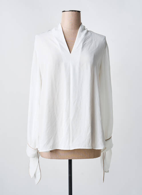 Blouse manches longues manches longues blanc AMELIE & AMELIE femme