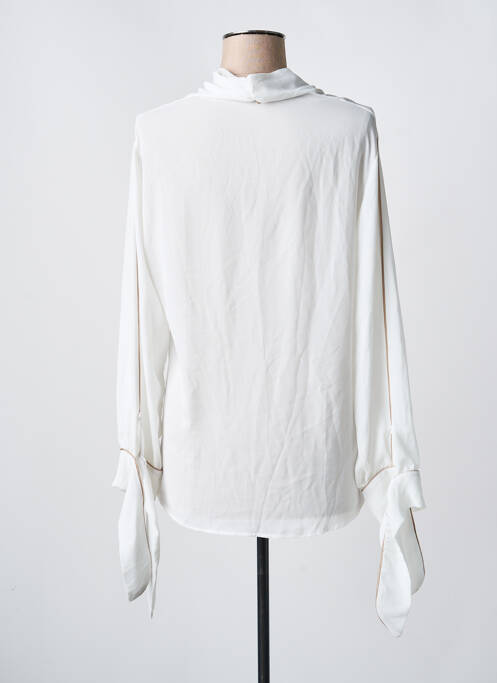 Blouse manches longues manches longues blanc AMELIE & AMELIE femme