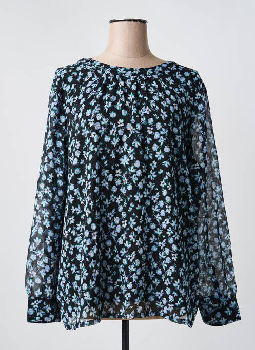 Blouse imprimé fleurs manches longues noir STREET ONE femme