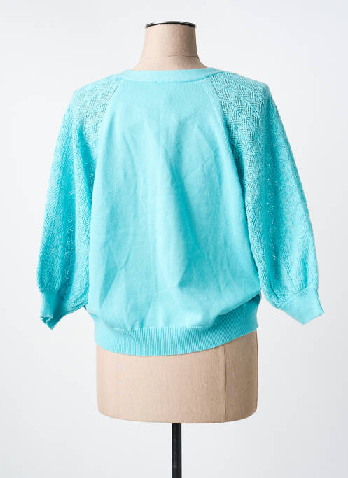 Gilet manches longues bleu JULIE GUERLANDE femme