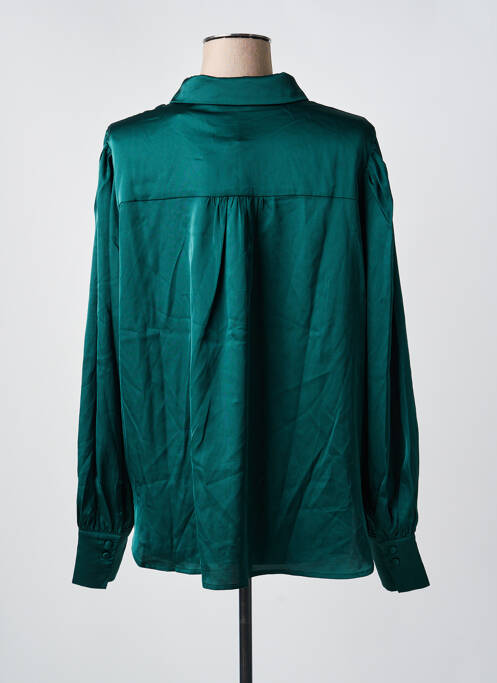 Chemisier coupe droite manches longues vert B.YOUNG femme