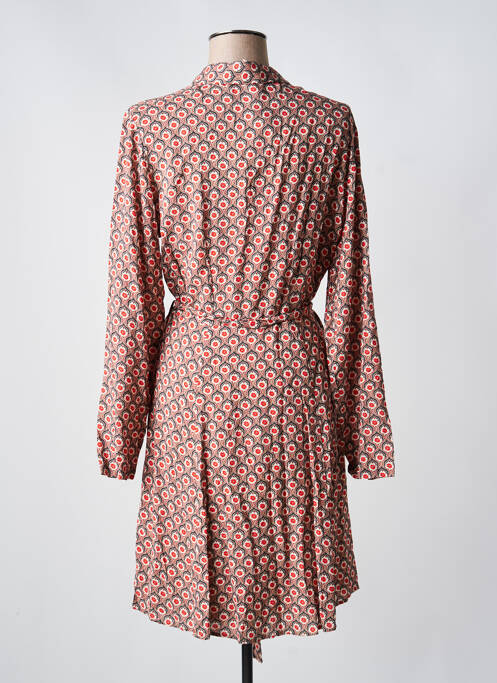 Robe mi-longue rouge C'EST BEAU LA VIE femme