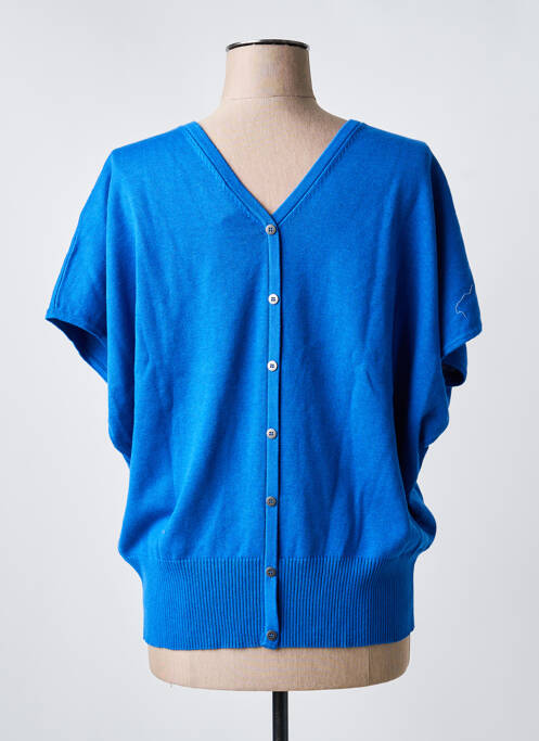 Top manches courtes manches courtes bleu MARBLE femme