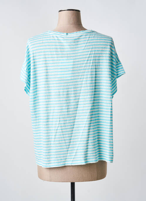 T-shirt coupe droite manches courtes bleu MAT DE MISAINE femme