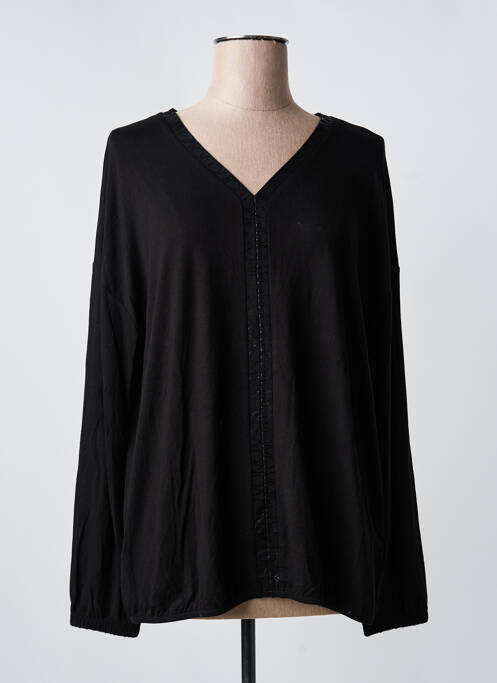 T-shirt coupe droite manches longues noir STREET ONE femme