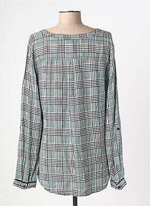 Blouse tissage popeline manches longues noir STREET ONE femme