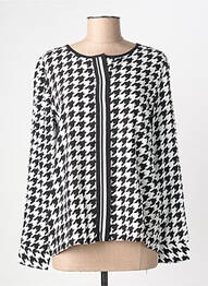 Blouse col rond manches longues noir STREET ONE femme