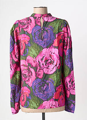 Blouse imprimé fleurs manches longues rose B.YOUNG femme