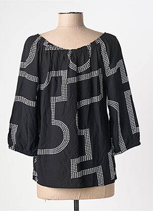Blouse imprimé fantaisie manches 3/4 noir STREET ONE femme