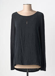Blouse col rond manches longues noir CECIL femme