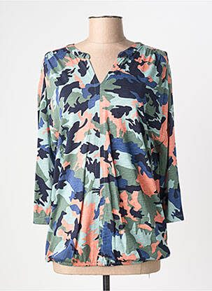 Blouse manches 3/4 manches 3/4 bleu CECIL femme