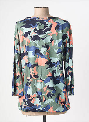 Blouse manches 3/4 manches 3/4 bleu CECIL femme