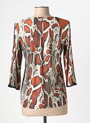 Top stretch manches 3/4 orange JULIE GUERLANDE femme