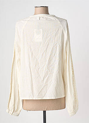 Blouse légère et transparente manches longues beige B.YOUNG femme