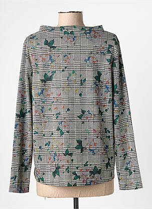 Top tissage jersey manches longues vert LA FIANCEE DU MEKONG femme