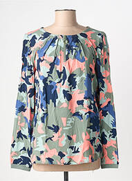 Blouse col rond manches longues rose CECIL femme