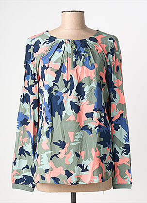 Blouse col rond manches longues rose CECIL femme