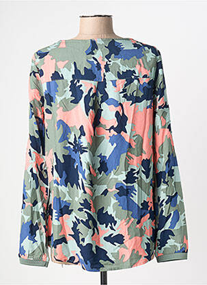 Blouse col rond manches longues rose CECIL femme