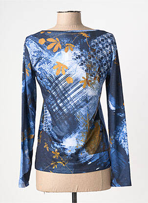 T-shirt manches longues manches longues bleu DIANE LAURY femme