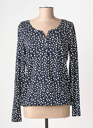 Blouse col rond manches longues bleu CECIL femme