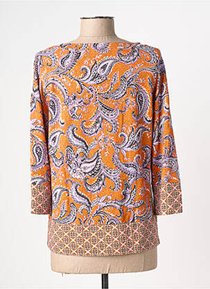 T-shirt manches 3/4 manches 3/4 orange STREET ONE femme