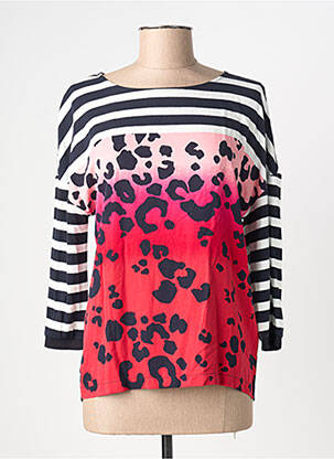 Top tissage jersey manches 3/4 bleu STREET ONE femme